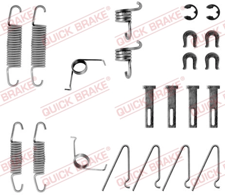 Accessory Kit, brake shoes